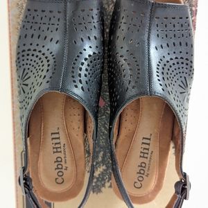Cobb Hill-New Balance Black Slingback Sandals 7.5W